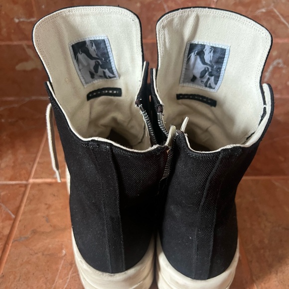 RICK OWENS DRKSHDW High-Top Platform Sneakers - Picture 6 of 7